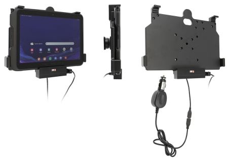 Brodit Aktiv hållare med cigg-kontakt, Samsung Galaxy Tab Active 5 Pro SM-X356B  i gruppen Billjud / Smartphone i bil / Mobilhållare hos Winn Scandinavia AB (240712435)