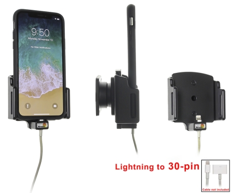 Brodit Hållare för Kabelanslutning, Apple iPhone 11/X/XR/Xs i gruppen Billjud / Smartphone i bil / Mobilhållare hos Winn Scandinavia AB (240715013)