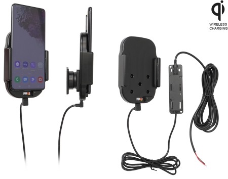 Brodit Qi trådlös aktiv hållare för fast installation, Samsung Galaxy S20 Plus 5G (SM-G986B/SM-G986F)  i gruppen Billjud / Smartphone i bil / Mobilhållare hos Winn Scandinavia AB (240719191)