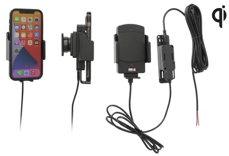 Brodit Qi trådlös aktiv hållare för fast installation, Apple/Google/Huawei/Oppo/Samsung i gruppen Billjud / Smartphone i bil / Mobilhållare hos Winn Scandinavia AB (240719300)