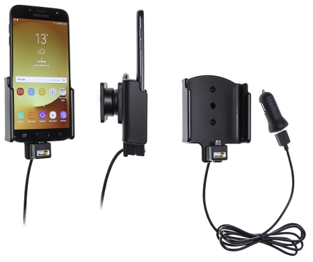 Brodit Aktiv hållare med USB-kabel och cigg-adapter, Samsung Galaxy J7 (2017) Sm-J730F  i gruppen Billjud / Smartphone i bil / Mobilhållare hos Winn Scandinavia AB (240721004)