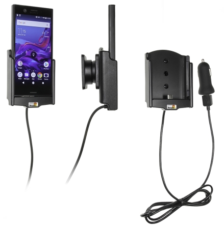 Brodit Aktiv hållare med USB-kabel och cigg-adapter, Sony Xperia XZ1 Compact  i gruppen Billjud / Smartphone i bil / Mobilhållare hos Winn Scandinavia AB (240721007)