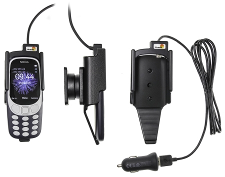 Brodit Aktiv hållare med USB-kabel och cigg-adapter, Nokia 3310 (2017)  i gruppen Billjud / Smartphone i bil / Mobilhållare hos Winn Scandinavia AB (240721026)