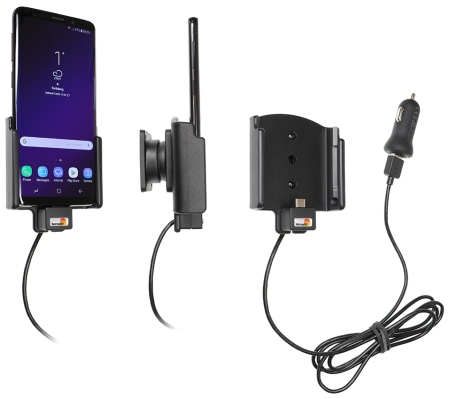 Brodit Aktiv hållare med USB-kabel och cigg-adapter, Samsung Galaxy S9  i gruppen Billjud / Smartphone i bil / Mobilhållare hos Winn Scandinavia AB (240721038)