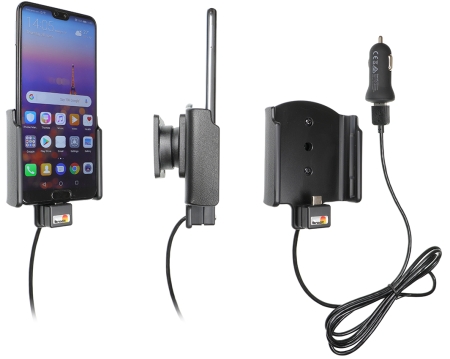 Brodit Aktiv hållare med USB-kabel och cigg-adapter, Huawei P20  i gruppen B2B Winn Scandinavia hos Winn Scandinavia AB (240721058)