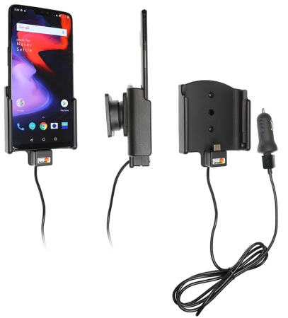 Brodit Aktiv hållare med USB-kabel och cigg-adapter, OnePlus 6/6T/7 i gruppen B2B Winn Scandinavia hos Winn Scandinavia AB (240721059)