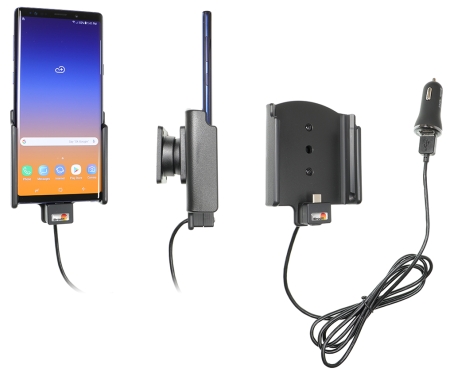 Brodit Aktiv hållare med USB-kabel och cigg-adapter, Samsung Galaxy Note 9  i gruppen Billjud / Smartphone i bil / Mobilhållare hos Winn Scandinavia AB (240721069)