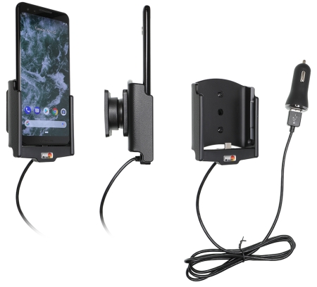 Brodit Aktiv hållare med USB-kabel och cigg-adapter, Google Pixel 3  i gruppen B2B Winn Scandinavia hos Winn Scandinavia AB (240721088)