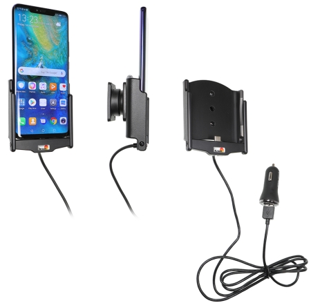 Brodit Aktiv hållare med USB-kabel och cigg-adapter, Huawei Mate 20 Pro  i gruppen Billjud / Smartphone i bil / Mobilhållare hos Winn Scandinavia AB (240721096)