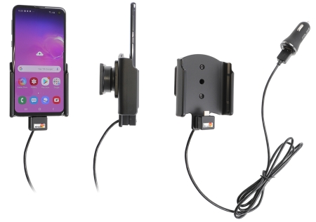 Brodit Aktiv hållare med USB-kabel och cigg-adapter, Samsung Galaxy S10e  i gruppen B2B Winn Scandinavia hos Winn Scandinavia AB (240721117)