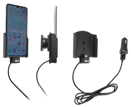 Brodit Aktiv hållare med USB-kabel och cigg-adapter, Huawei P30  i gruppen B2B Winn Scandinavia hos Winn Scandinavia AB (240721120)