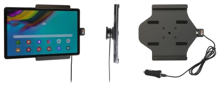 Brodit Aktiv hållare med USB-kabel och cigg-adapter, Samsung Galaxy Tab S5e 10.5 SM-T720/SM-T725  i gruppen Billjud / Smartphone i bil / Mobilhållare hos Winn Scandinavia AB (240721125)