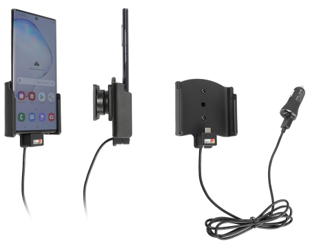 Brodit Aktiv hållare med USB-kabel och cigg-adapter, Samsung Galaxy Note 10+ 5G/SM-N975 i gruppen Billjud / Smartphone i bil / Mobilhållare hos Winn Scandinavia AB (240721156)