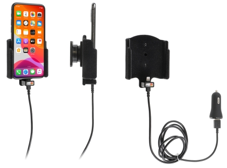 Brodit Aktiv hållare med USB-kabel och cigg-adapter, Apple iPhone 11 Pro  i gruppen Billjud / Smartphone i bil / Mobilhållare hos Winn Scandinavia AB (240721161)