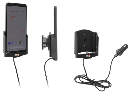 Brodit Aktiv hållare med USB-kabel och cigg-adapter, Google Pixel 4 XL  i gruppen B2B Winn Scandinavia hos Winn Scandinavia AB (240721177)