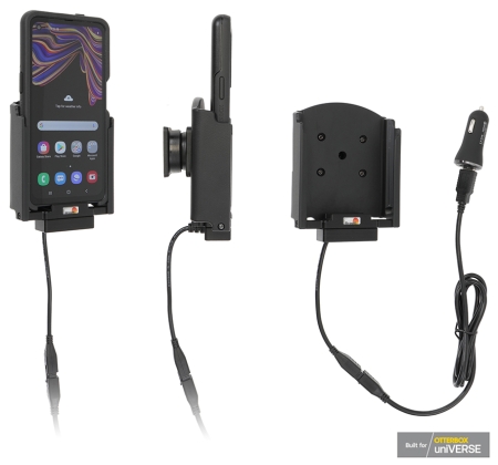 Brodit Aktiv hållare med USB-kabel och cigg-adapter, Samsung Galaxy Xcover Pro SM-G715  i gruppen Billjud / Smartphone i bil / Mobilhållare hos Winn Scandinavia AB (240721214)