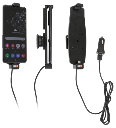Brodit Aktiv hållare med USB-kabel och cigg-adapter, Samsung Galaxy Note 20 Ultra 5G/S20 Ultra 5G (SM-G988B) i gruppen Billjud / Smartphone i bil / Mobilhållare hos Winn Scandinavia AB (240721218)