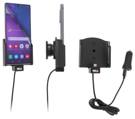 Brodit Aktiv hållare med USB-kabel och cigg-adapter, Samsung Galaxy Note 20 5G  i gruppen Billjud / Smartphone i bil / Mobilhållare hos Winn Scandinavia AB (240721221)