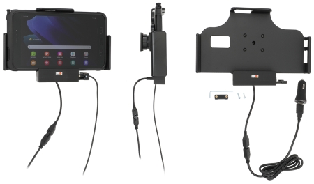 Brodit Aktiv hållare med USB-kabel och cigg-adapter, Samsung Galaxy Tab Active 2 SM-T390/SM-T395/3 SM-T570/SM-T575 i gruppen B2B Winn Scandinavia hos Winn Scandinavia AB (240721225)