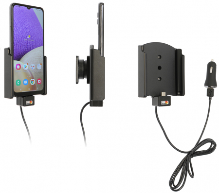 Brodit Aktiv hållare med USB-kabel och cigg-adapter, Samsung Galaxy A32 5G SM-A326U1/DS  i gruppen Billjud / Smartphone i bil / Mobilhållare hos Winn Scandinavia AB (240721280)