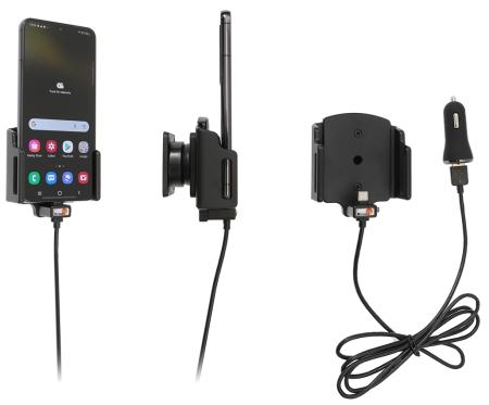 Brodit Aktiv hållare med USB-kabel och cigg-adapter, Samsung Galaxy S22 5G SM-S901B/SM-S901B/DS  i gruppen B2B Winn Scandinavia hos Winn Scandinavia AB (240721298)