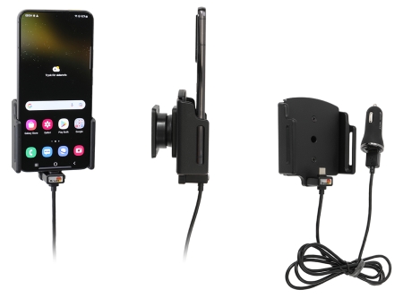 Brodit Aktiv hållare med USB-kabel och cigg-adapter, Samsung Galaxy S22+ 5G (SM-S906B/SM-S906B/DS)  i gruppen Billjud / Smartphone i bil / Mobilhållare hos Winn Scandinavia AB (240721299)