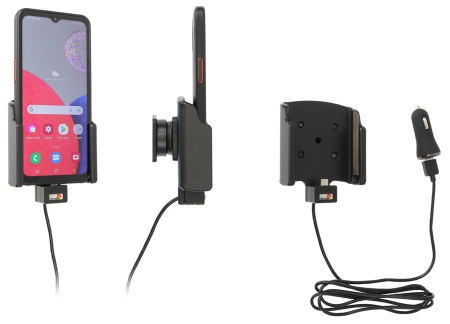 Brodit Aktiv hållare med USB-kabel och cigg-adapter, Samsung Galaxy Xcover 6 Pro  i gruppen Billjud / Smartphone i bil / Mobilhållare hos Winn Scandinavia AB (240721313)