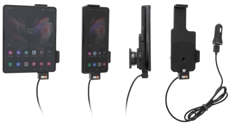 Brodit Aktiv hållare med USB-kabel och cigg-adapter, Samsung Galaxy Z Fold4 5G/Fold5 i gruppen B2B Winn Scandinavia hos Winn Scandinavia AB (240721327)
