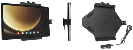 Brodit Aktiv hållare med USB-kabel och cigg-adapter, Samsung Galaxy Tab S9 FE SM-X51x  i gruppen Billjud / Smartphone i bil / Mobilhållare hos Winn Scandinavia AB (240721384)