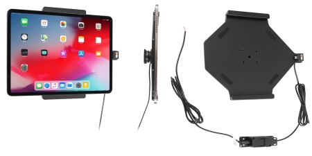Brodit Aktiv hållare för fast installation, Apple iPad Air 13 2024  (A2898, A2899, A2900)/Air 13 2025 M3 (A3268, A3268, A2371)/Pro 12,9 2018 (A1876, A1895, A1983, A2014)/Pro 12.9 2020 (A2069, A2232, A2229)/Pro 12.9 5th Gen 2021 (A2378, A2379, A2461)/Pro 1 i gruppen Billjud / Smartphone i bil / Mobilhållare hos Winn Scandinavia AB (240727095)
