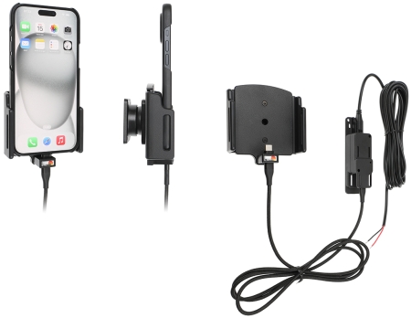 Brodit Aktiv hållare för fast installation, Apple iPhone 15 Plus/15 Pro Max/16 Plus/16 Pro Max i gruppen Billjud / Smartphone i bil / Mobilhållare hos Winn Scandinavia AB (240727371)