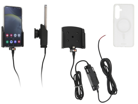 Brodit Mobilskal med Aktiv hållare för fast installation, Samsung Galaxy S24+ SM-S926B/DS  i gruppen Billjud / Smartphone i bil / Mobilhållare hos Winn Scandinavia AB (240727405)