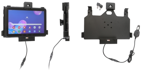 Brodit Hållare med nyckel-lås, Samsung Galaxy Tab Active Pro T540/T545/T547/T547U  i gruppen Billjud / Smartphone i bil / Mobilhållare hos Winn Scandinavia AB (240735148)