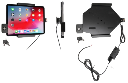 Brodit Hållare med nyckel-lås, Apple iPad Air 11 (A2902, A2903, A2904)/Air 11 2025 M3 (A3266, A3267, A2370)/Air 4th Gen (A2072, A2316, A2324, A2325)/Air 5th Gen (A2588, A2589, A2591)/Pro 11 2018 (A1980, A2013, A1934, A1979)/Pro 11 2020 2nd Generation  (A2 i gruppen Billjud / Smartphone i bil / Mobilhållare hos Winn Scandinavia AB (240736094)
