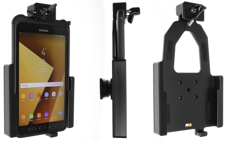 Brodit Hållare med nyckel-lås, Samsung Galaxy Tab Active 2 SM-T390/SM-T395/3 SM-T570/SM-T575/5 SM-X300/SM-X306B i gruppen Billjud / Smartphone i bil / Mobilhållare hos Winn Scandinavia AB (240739003)