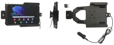Brodit Hållare med nyckel-lås, Samsung Galaxy Tab Active 2 SM-T390/SM-T395/3 SM-T570/SM-T575 i gruppen Billjud / Smartphone i bil / Mobilhållare hos Winn Scandinavia AB (240752002)