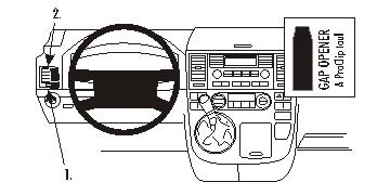 Brodit ProClip, Volkswagen Multivan 03-15 i gruppen Billjud / Vad passar i min bil / Volkswagen / Transporter / Transporter T5 2003-2009 / Övrigt Transporter T5 2003-2009 hos Winn Scandinavia AB (240803291)