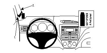 Brodit ProClip, Subaru Impreza 08-12 i gruppen Billjud / Vad passar i min bil / Subaru / Impreza hos Winn Scandinavia AB (240804084)