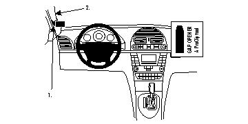 Brodit ProClip, Mercedes Benz E-Class, Coupé/Sedan/Stationwagon 02-09 i gruppen Billjud / Vad passar i min bil / Mercedes / E-klass / E-klass 2002-2009 W211 hos Winn Scandinavia AB (240804136)