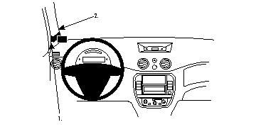 ProClip Monteringsbygel Citroen C3 06-09, Vänster i gruppen Billjud / Vad passar i min bil / Citroën / C3 / C3 2002-2009 hos Winn Scandinavia AB (240804173)