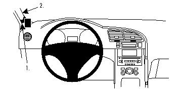 Brodit ProClip, Peugeot 3008 09-16 i gruppen Billjud / Vad passar i min bil / Peugeot / Peugeot 3008 / Peugeot 3008 2008-2016 hos Winn Scandinavia AB (240804346)