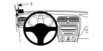Brodit ProClip, Volkswagen Polo 10-14 i gruppen Billjud / Vad passar i min bil / Volkswagen / Polo / Polo 2010-2017 hos Winn Scandinavia AB (240804384)