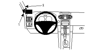 Brodit ProClip, Volvo C30 07-15 i gruppen Billjud / Vad passar i min bil / Volvo / Volvo C30 / Volvo C30 2006-2013 hos Winn Scandinavia AB (240804682)