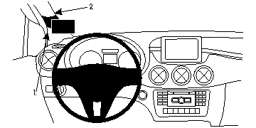 Brodit ProClip, Mercedes Benz B-Class 12-18 i gruppen Billjud / Vad passar i min bil / Mercedes / B-klass hos Winn Scandinavia AB (240804726)