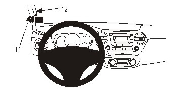 Brodit ProClip, Hyundai i10 14-19 i gruppen Billjud / Vad passar i min bil / Hyundai / I10 / i10 2014-2020 hos Winn Scandinavia AB (240804988)