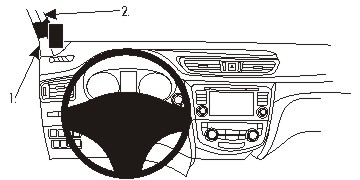 Brodit ProClip, Nissan Qashqai 14-21 i gruppen Billjud / Vad passar i min bil / Nissan / Qashqai / Qashqai 2013-2021 hos Winn Scandinavia AB (240804994)