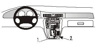 Brodit ProClip, Jaguar XJ8/XJR 98-03 i gruppen Billjud / Vad passar i min bil / Jaguar hos Winn Scandinavia AB (240832516)