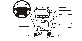 ProClip Monteringsbygel Lexus LS Serie 01-06, Konsol i gruppen Billjud / Vad passar i min bil / Lexus hos Winn Scandinavia AB (240832889)
