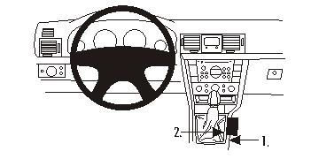 ProClip Monteringsbygel Opel Vectra 06-10, Konsol i gruppen Billjud / Vad passar i min bil / Opel / Vectra / Vectra 2002-2008 hos Winn Scandinavia AB (240833678)