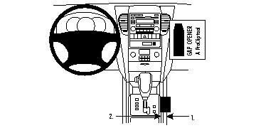ProClip Monteringsbygel Kia Sorento 08-09, Konsol i gruppen Billjud / Vad passar i min bil / Kia / Sorento / Sorento 2007-2009 hos Winn Scandinavia AB (240834076)